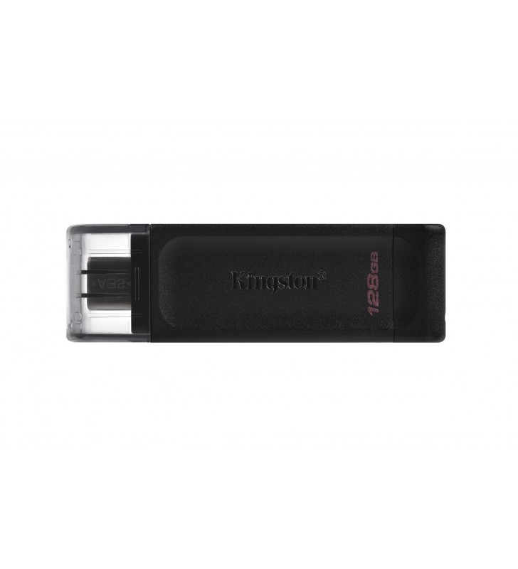 Kingston Technology DataTraveler 70 memorii flash USB 128 Giga Bites USB tip-C 3.2 Gen 1 (3.1 Gen 1) Negru