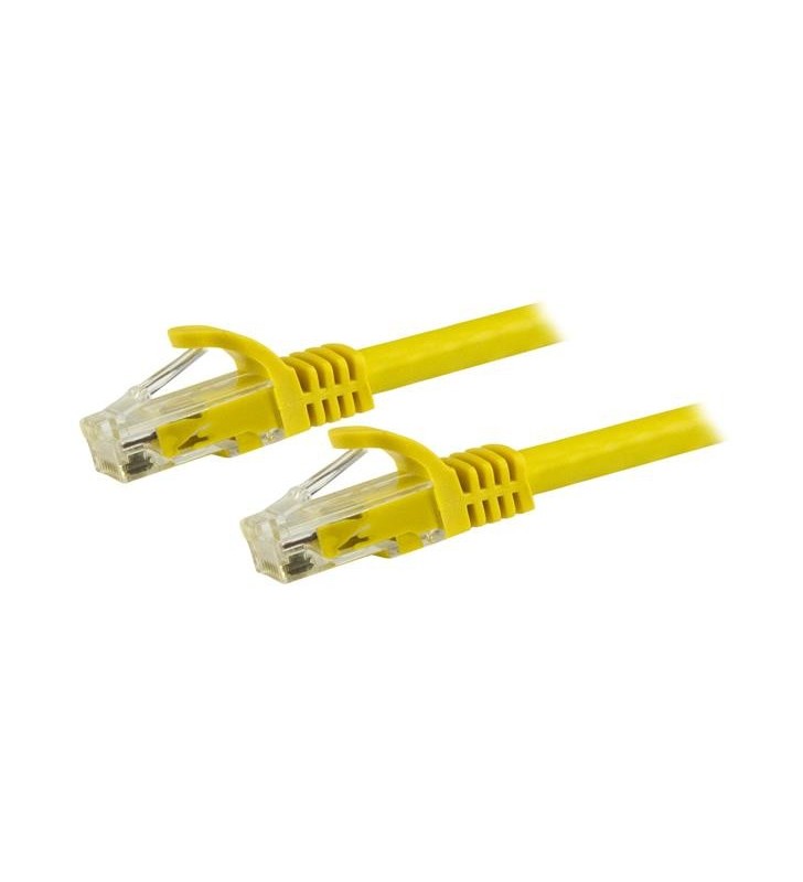 StarTech.com N6PATC150CMYL cabluri de rețea 1,5 m Cat6 U/UTP (UTP) Galben