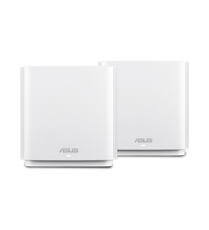 ASUS ZenWiFi AC (CT8) router wireless Tri-band (2.4 GHz / 5 GHz / 5 GHz) Gigabit Ethernet Alb