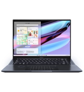 Laptop ASUS Zenbook Pro 16X OLED UX7602ZM-ME022X, Intel Core i7-12700H pana la 4.7GHz, 16" 4K UHD Touch, 16GB, SSD 1TB, NVIDIA GeForce RTX 3060 6GB, Windows 11 Pro, negru
