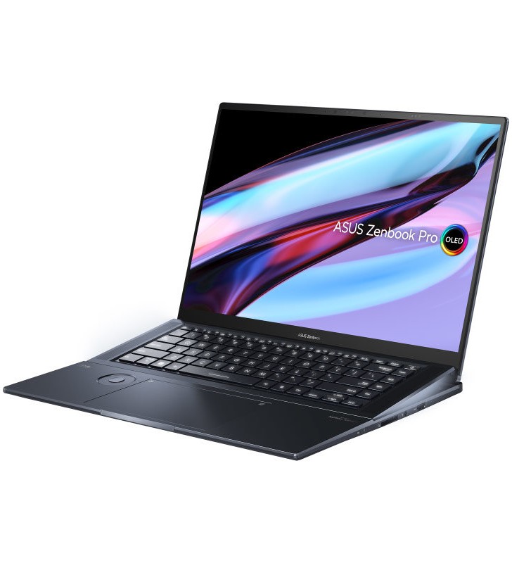 Laptop ASUS Zenbook Pro 16X OLED UX7602ZM-ME022X, Intel Core i7-12700H pana la 4.7GHz, 16" 4K UHD Touch, 16GB, SSD 1TB, NVIDIA GeForce RTX 3060 6GB, Windows 11 Pro, negru