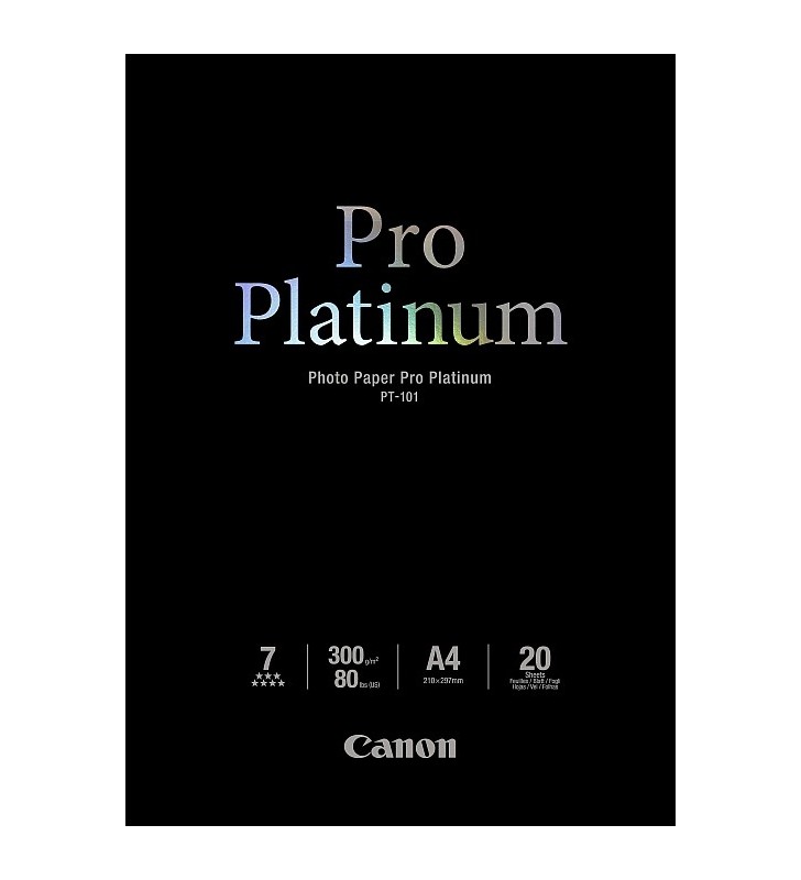 Canon PT-101 hârtii fotografică Negru Glasată tip high-gloss