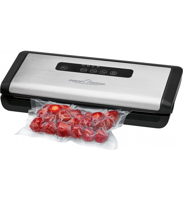 Profi Cook PC-VK 1146 Fully Automatic Stainless Steel Vacuum Sealer with Electronic Sensor Touch Control Panel Black / Stainless Steel 2
