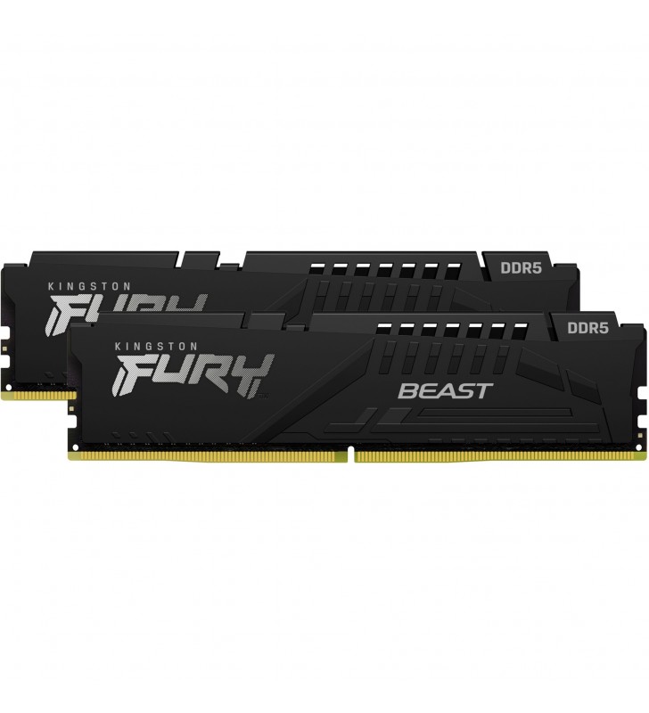 Kingston FURY DIMM 32GB DDR5-6000 Kit Memory (black, KF560C36BBEK2-32, Fury Beast )