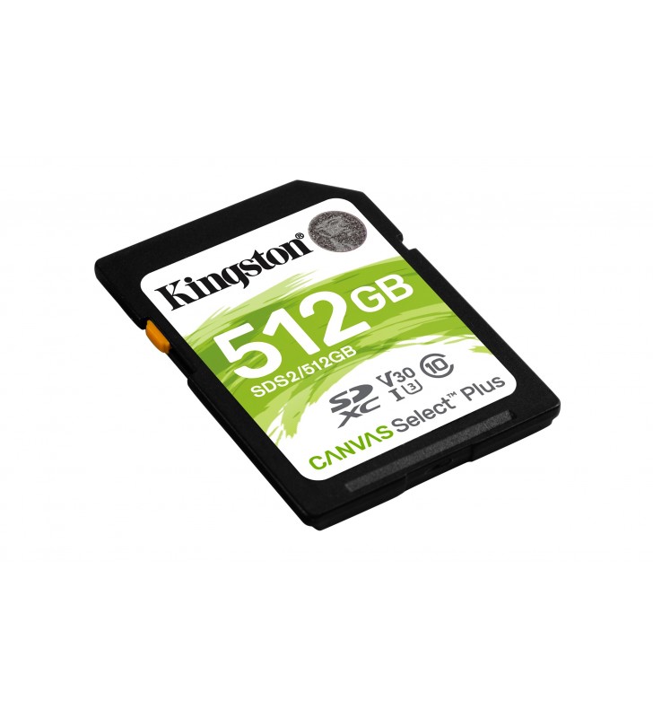 Kingston Technology Canvas Select Plus memorii flash 512 Giga Bites SDXC Clasa 10 UHS-I