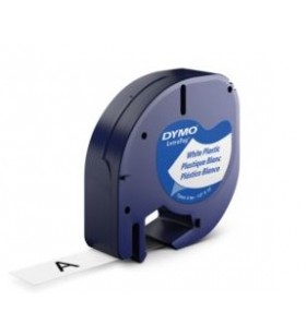 DYMO 12mm LetraTAG Plastic tape benzi pentru etichete