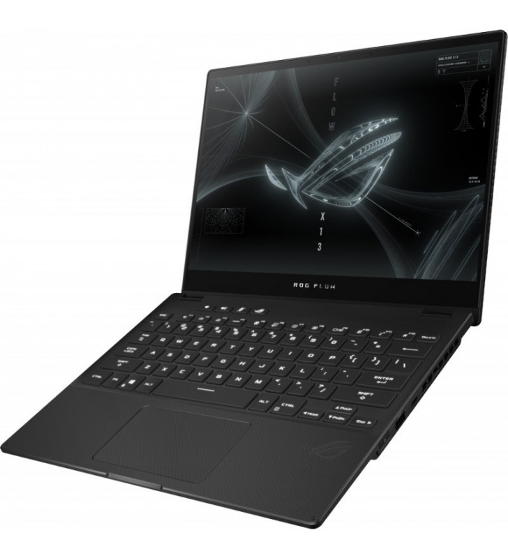 Laptop 2-in-1 ASUS ROG Flow X13 GV301RC-LI053W, AMD Ryzen 7 6800HS, 13.4inch Touch, RAM 16GB, SSD 512GB, nVidia GeForce RTX 3050 4GB , Windows 11, Off Black