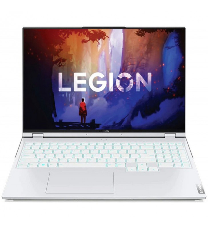 Laptop Lenovo Gaming 16'' Legion 5 Pro 16ARH7H, WQXGA IPS 165Hz G-Sync, Procesor AMD Ryzen™ 5 6600H (16M Cache, up to 4.5 GHz), 16GB DDR5, 512GB SSD, GeForce RTX 3060 6GB, No OS, Glacier White