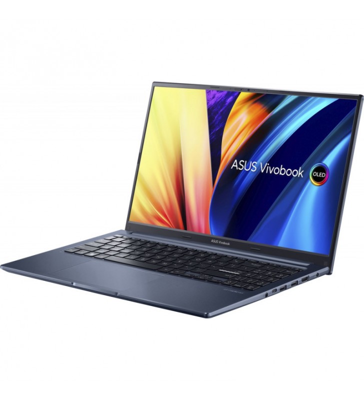 Laptop ASUS 15.6'' Vivobook 15X OLED M1503IA, FHD, Procesor AMD Ryzen™ 5 4600H (8M Cache, up to 4.0 GHz), 8GB DDR4, 512GB SSD, Radeon, No OS, Quiet Blue