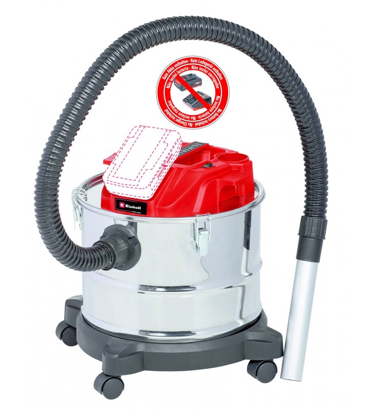 Einhell TE-AV 18/15 Li C-Solo 2351700 Coal dust vac 15 l Battery not included, Charger not included