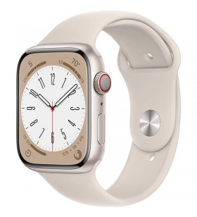 Apple watch series 8 (gps + cellular) 45mm polarstern aluminum case, polarstern sport strap
