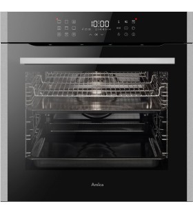 Amica EBPX 946 700 A+ XXL E built-in oven, 60cm wide, 77L, 3 pyrolysis programs, child safety, eco function, pizza function, black glass/stainless steel