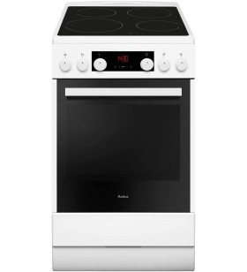 Amica SHI 905 100W Electric Stand Cooker with Induction Hob - 50 Width - White [Energy Class A]