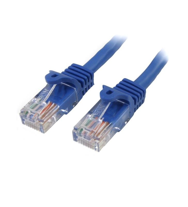 StarTech.com 45PAT10MBL cabluri de rețea 10 m Cat5e U/UTP (UTP) Albastru