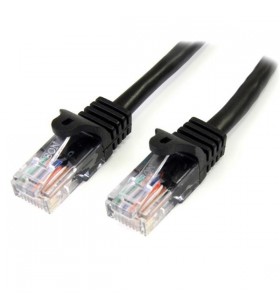 StarTech.com 45PAT1MBK cabluri de rețea 1 m Cat5e U/UTP (UTP) Negru
