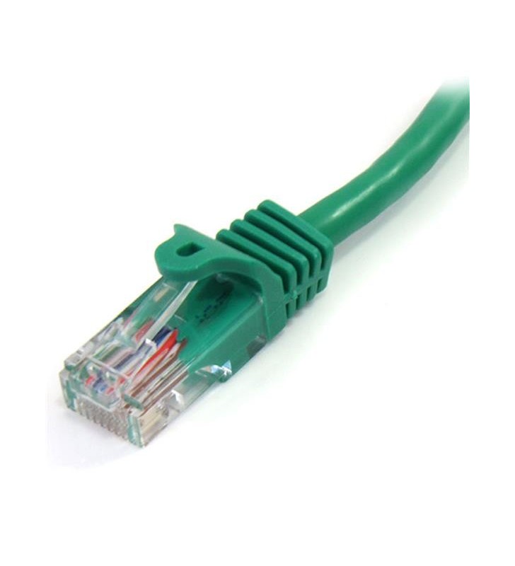 StarTech.com 45PAT1MGN cabluri de rețea 1 m Cat5e U/UTP (UTP) Verde