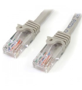 StarTech.com 45PAT1MGR cabluri de rețea 1 m Cat5e U/UTP (UTP) Gri