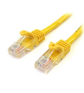 StarTech.com 45PAT1MYL cabluri de rețea 1 m Cat5e U/UTP (UTP) Galben