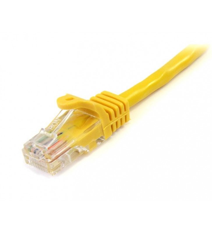 StarTech.com 45PAT1MYL cabluri de rețea 1 m Cat5e U/UTP (UTP) Galben