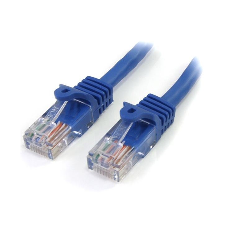 StarTech.com 45PAT2MBL cabluri de rețea 2 m Cat5e U/UTP (UTP) Albastru