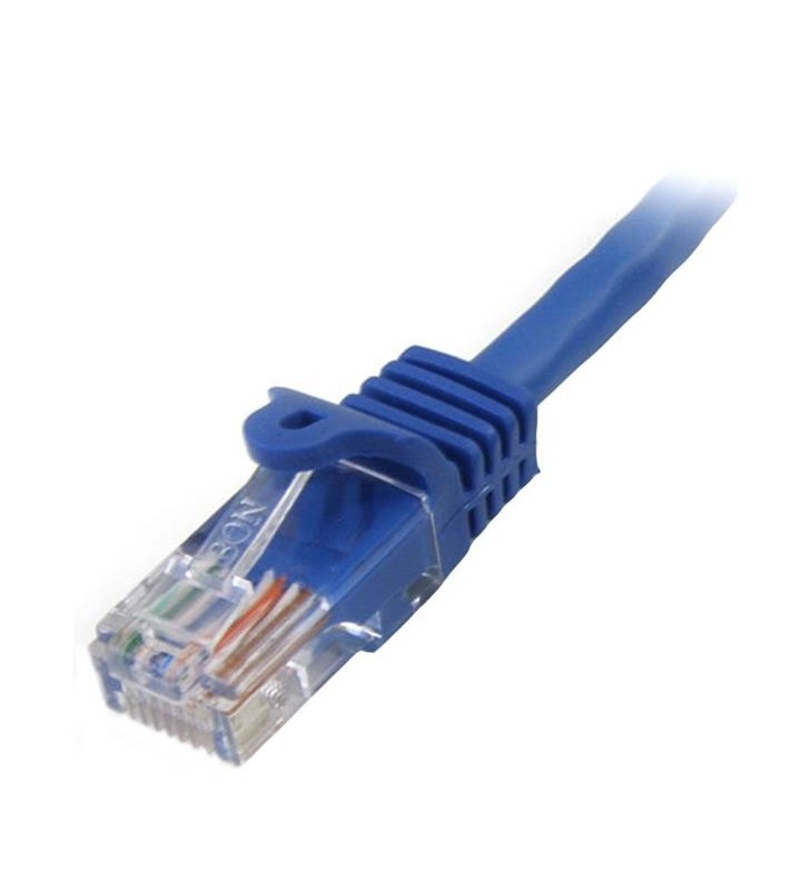 StarTech.com 45PAT50CMBL cabluri de rețea 0,5 m Cat5e U/UTP (UTP) Albastru