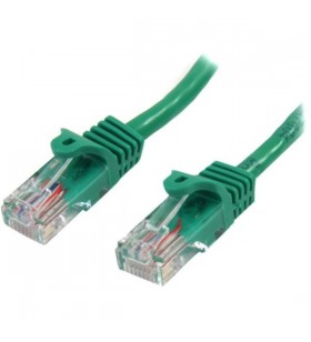 StarTech.com 45PAT50CMGN cabluri de rețea 0,5 m Cat5e U/UTP (UTP) Verde