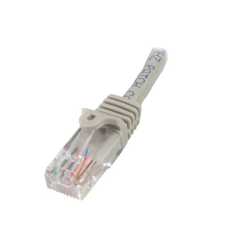 StarTech.com 45PAT50CMGR cabluri de rețea 0,5 m Cat5e U/UTP (UTP) Gri