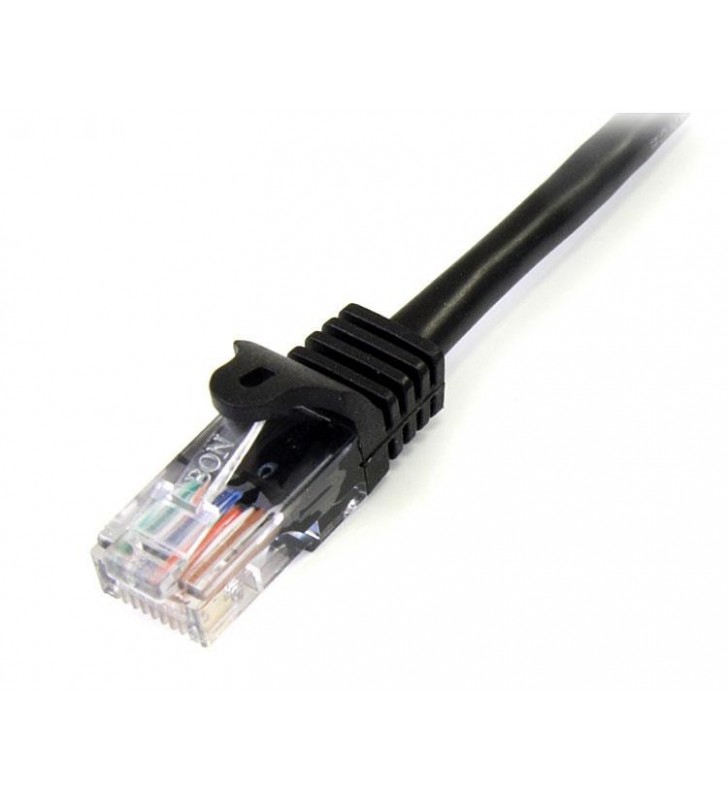 StarTech.com 45PAT5MBK cabluri de rețea 5 m Cat5e U/UTP (UTP) Negru