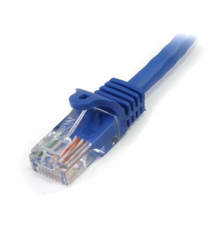 StarTech.com 45PAT5MBL cabluri de rețea 5 m Cat5e U/UTP (UTP) Albastru