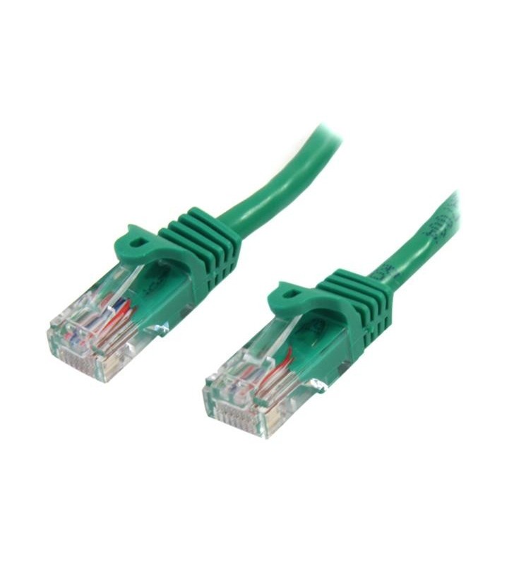 StarTech.com 45PAT5MGN cabluri de rețea 5 m Cat5e U/UTP (UTP) Verde