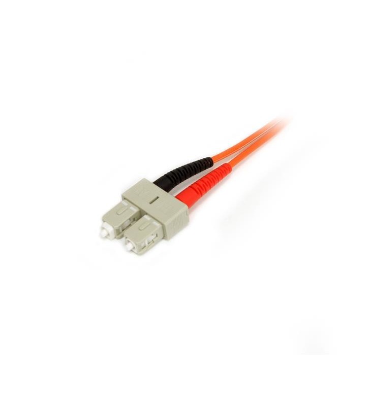 StarTech.com 50FIBLCSC1 cabluri din fibră optică 1 m OM2 LC SC Portocală