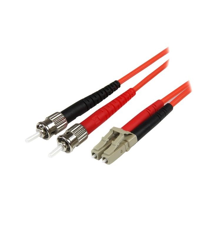 StarTech.com 50FIBLCST2 cabluri din fibră optică 2 m OM2 LC ST Roşu