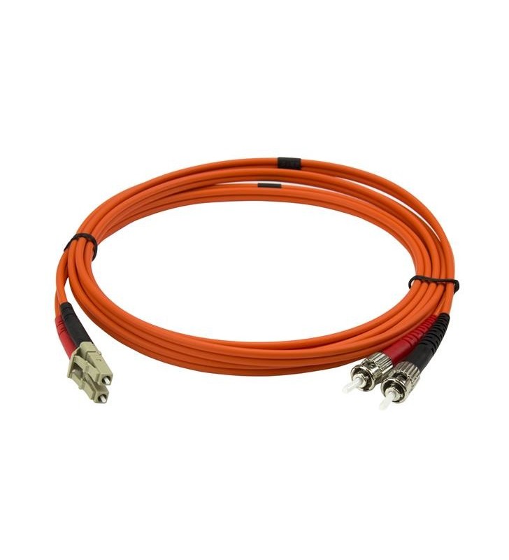 StarTech.com 50FIBLCST2 cabluri din fibră optică 2 m OM2 LC ST Roşu