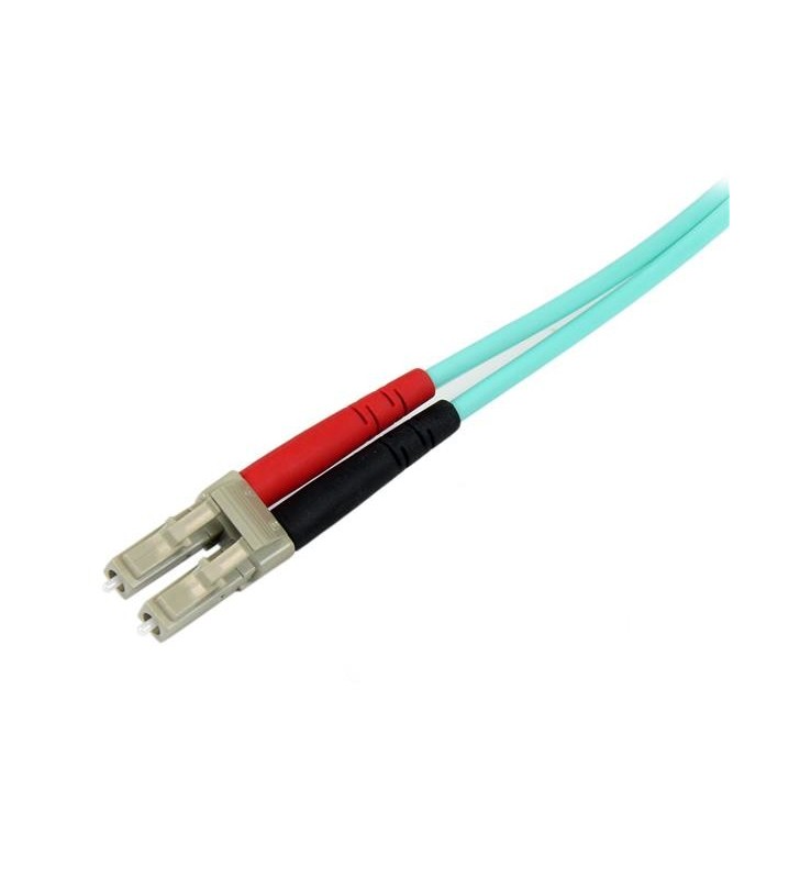 StarTech.com A50FBLCSC2 cabluri din fibră optică 2 m OM3 LC SC Turcoaz