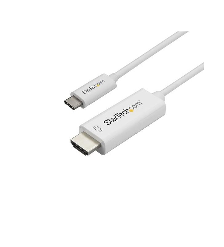 StarTech.com CDP2HD2MWNL adaptor pentru cabluri video 2 m USB tip-C HDMI Tip A (Standard) Alb