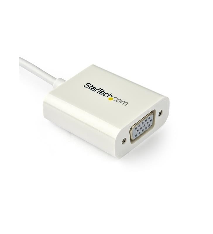 StarTech.com CDP2VGAW adaptor grafic USB 1920 x 1200 Pixel Alb