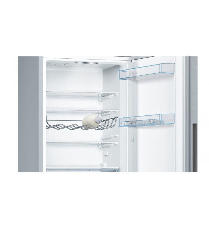 Bosch Serie 4 KGV33VLEA combină frigorifică De sine stătător 289 L E Din oţel inoxidabil