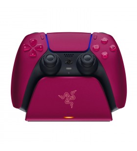 Razer Quick Charging Stand for Play Station 5 DualSense Wireless Controller - Red - RC21-01900300-R3M1