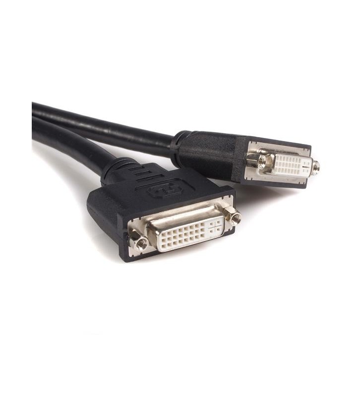 StarTech.com DMSDVIDVI1 adaptor pentru cabluri video 0,2 m DMS 2x DVI-I Negru