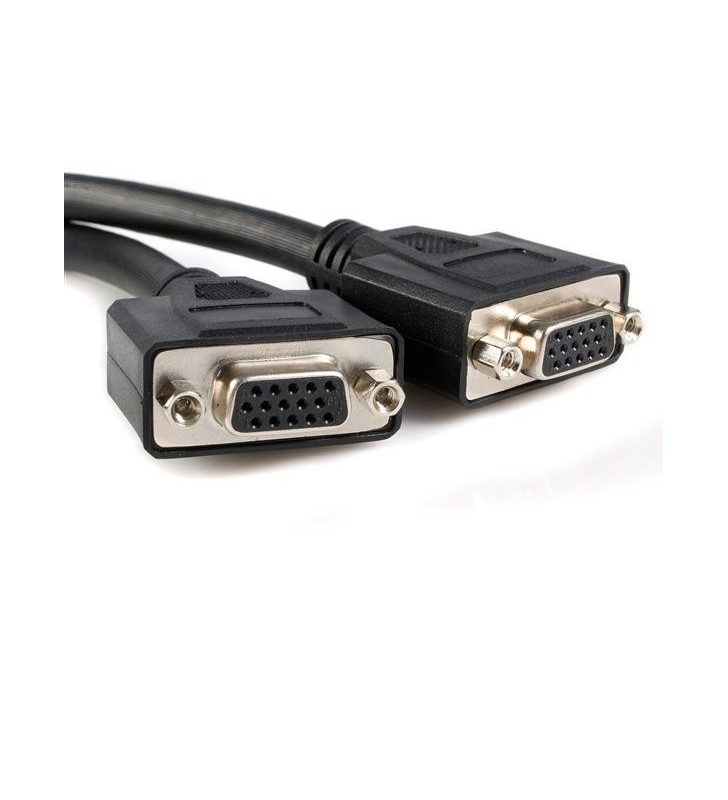 StarTech.com DMSVGAVGA1 adaptor pentru cabluri video 0,2 m DMS 2 x VGA (D-Sub) Negru