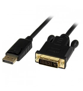 StarTech.com DP2DVIMM3BS adaptor pentru cabluri video 0,9 m DisplayPort DVI-D Negru
