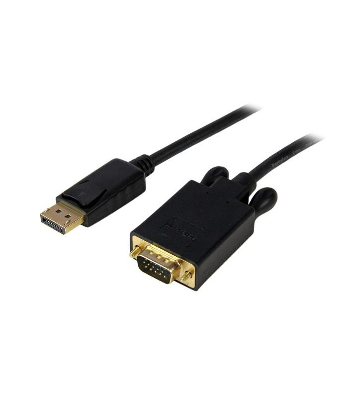 StarTech.com DP2VGAMM10B adaptor pentru cabluri video 3,05 m DisplayPort VGA (D-Sub) Negru
