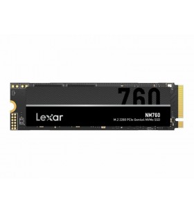 HARD DISK LEXAR NM760 512 GB, PCIE GEN 4X4, M.2 NVME SSD, 5300 MB/S CITIRE ȘI 4500 MB/S SCRIERE, LNM760X512G-RNNNG