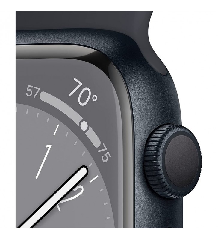 Apple Watch Series 8 GPS 45mm Aluminium Case Midnight with Sport Band Midnight