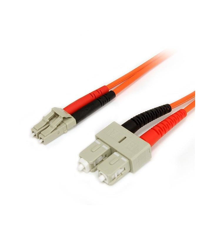 StarTech.com FIBLCSC1 cabluri din fibră optică 1 m LC SC Portocală