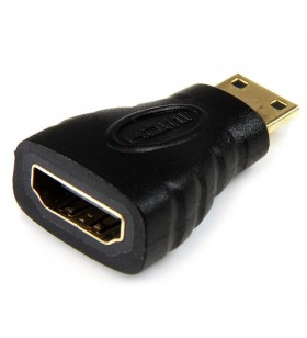 StarTech.com HDACFM cabluri prelungitoare cu mufe mamă/tată Mini HDMI HDMI Negru