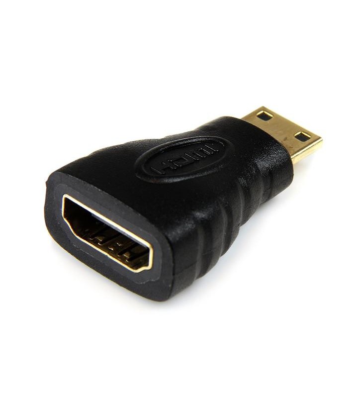 StarTech.com HDACFM cabluri prelungitoare cu mufe mamă/tată Mini HDMI HDMI Negru