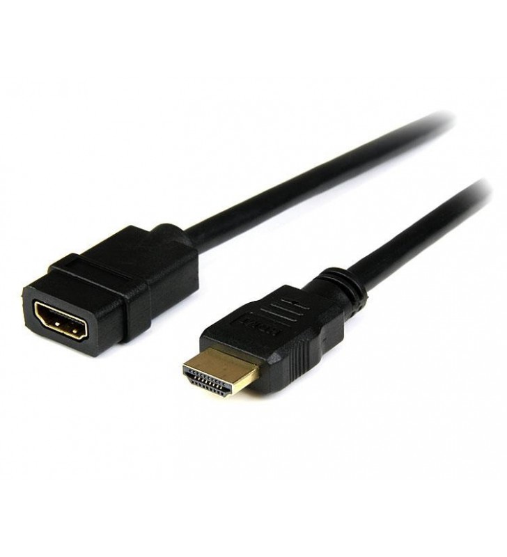 StarTech.com HDEXT2M cablu HDMI 2 m HDMI Tip A (Standard) Negru