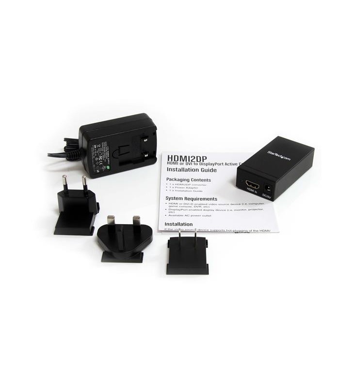 StarTech.com HDMI2DP convertoare video Convertor video activ 1920 x 1200 Pixel