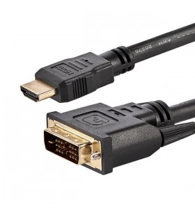 StarTech.com HDMIDVIMM6 adaptor pentru cabluri video 1,8 m HDMI DVI-D Negru